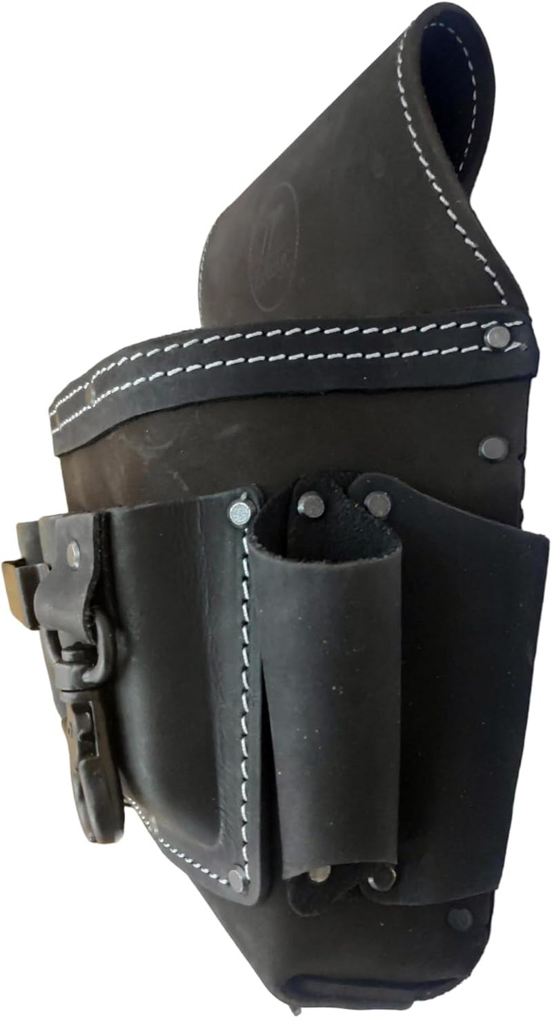 Zeluga 6 Pocket Leather Electrician Tool Pouch - Image 5